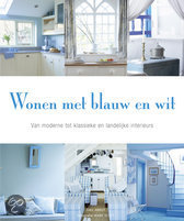 wonen met blauw en wit